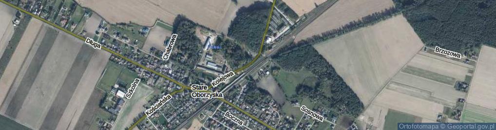 Zdjęcie satelitarne Kolejowa ul.